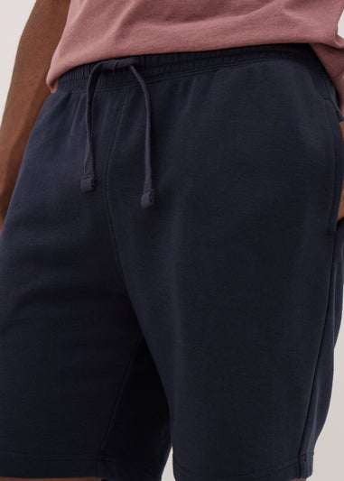 Navy Jogger Shorts