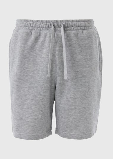 Grey Basic Jogger Shorts