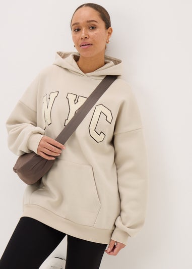 Stone NYC Applique Hoodie