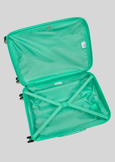 IT Luggage Green Fashionista Hard Suitcase