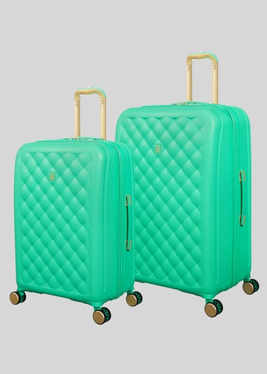 IT Luggage Green Fashionista Hard Suitcase