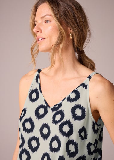 Et Vous Sage Patterned Cami Top