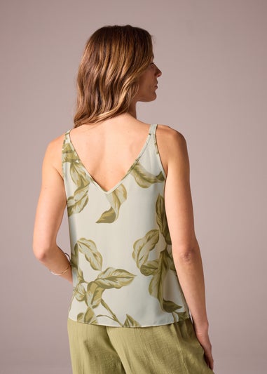 Et Vous Leaf Pattern Cami Top