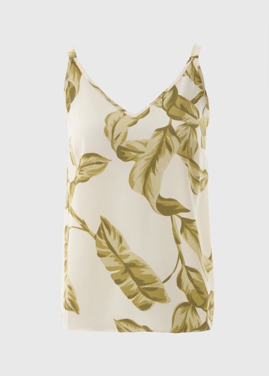 Et Vous Leaf Pattern Cami Top