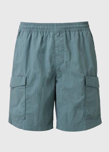 Blue Cargo Shorts