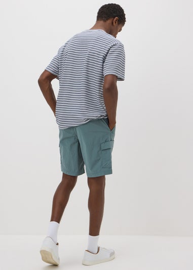 Blue Cargo Shorts