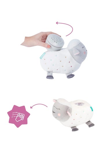 Badabulle White Lulu the Lamb Plush Nightlight