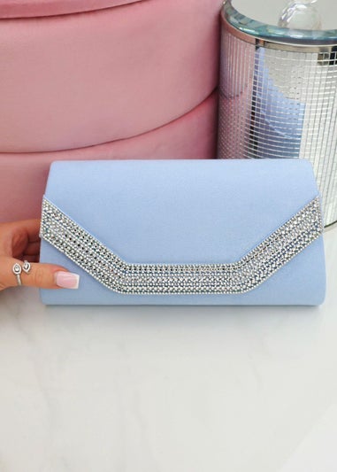 Love Lemonade Light Blue Crystal Royalty Bag