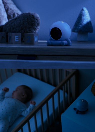 Babymoov Blue Yoo Roll Wire Free Baby Video Monitor