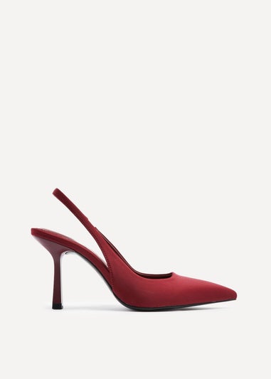 Linzi Dash Burgundy Scuba Court Heel