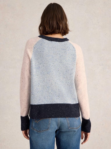 Nep-Pullover mit Colour-Block-Design