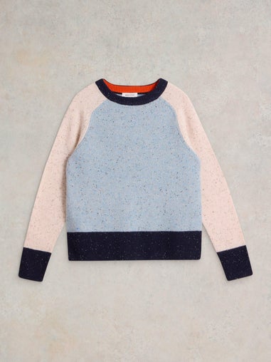 Nep-Pullover mit Colour-Block-Design