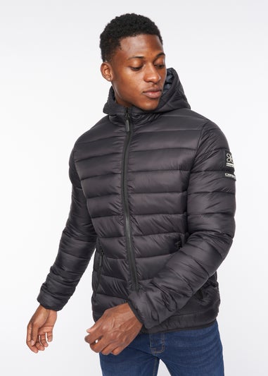 Crosshatch Black Gattering Jacket