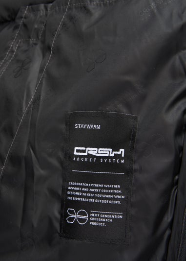 Crosshatch Charcoal Gattering Jacket