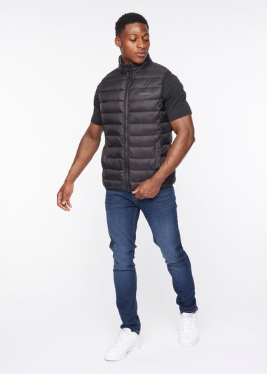 Crosshatch Black Gattering Gilet