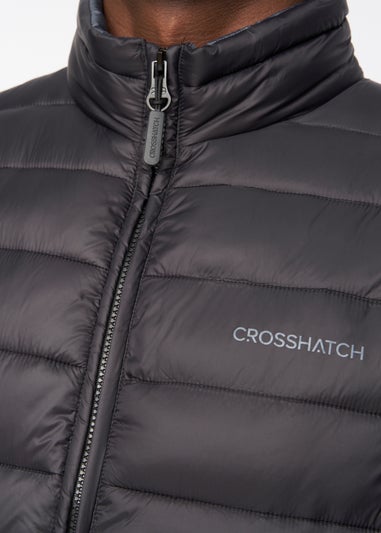 Crosshatch Black Gattering Gilet