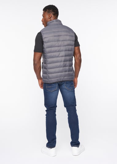 Crosshatch Charcoal Gattering Gilet