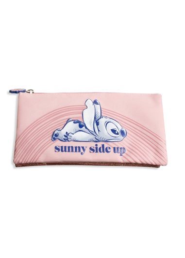 Disney Stitch Pink Triple Pencil Case