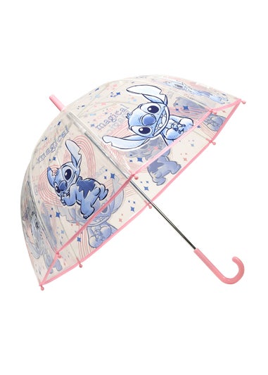 Disney Stitch Pink Transparent Bell Umbrella 19'' Manual