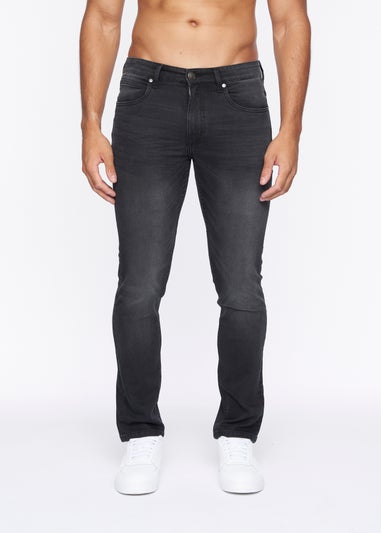 Crosshatch Black Wash New Svelte Slim Jeans