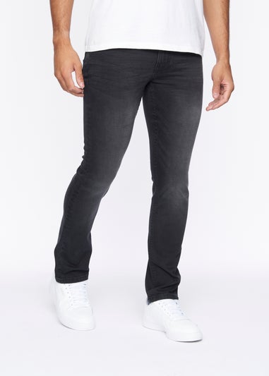 Crosshatch Black Wash New Svelte Slim Jeans