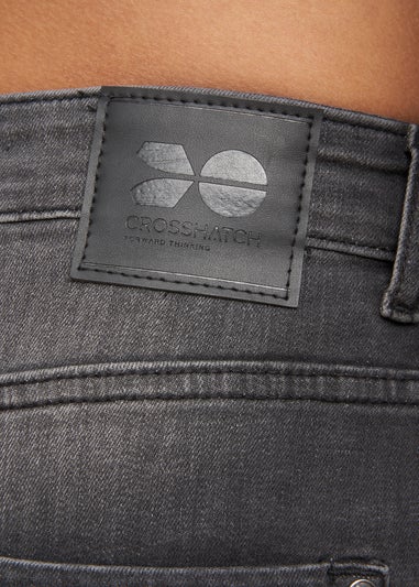 Crosshatch Grey Wash New Svelte Slim Jeans