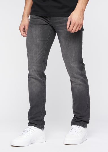 Crosshatch Grey Wash New Svelte Slim Jeans