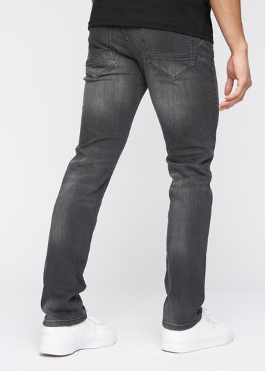 Crosshatch Grey Wash New Svelte Slim Jeans