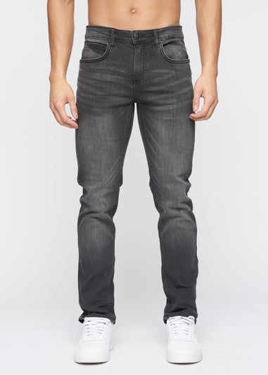 Crosshatch Grey Wash New Svelte Slim Jeans