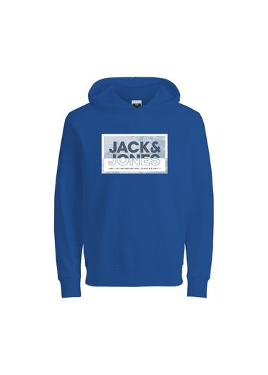 Jack & Jones Kids Blue Logo Hoodie (8-16yrs)