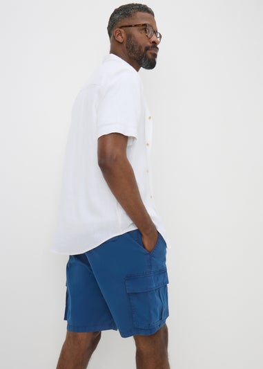 Lincoln Blue Washed Cargo Shorts