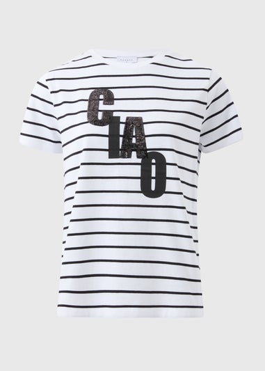 Black Stripe Ciao T-Shirt