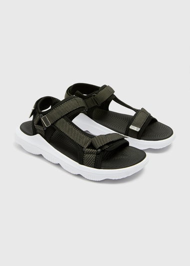 Soleflex Black Trecking Sandals