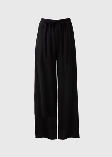 Black Wide Leg Trousers