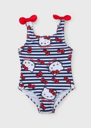Hello Kitty Navy Stripe Swimsuit (3-13yrs)