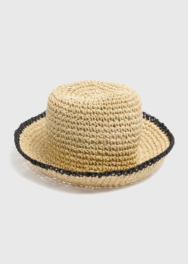 Natural Straw Bucket Hat