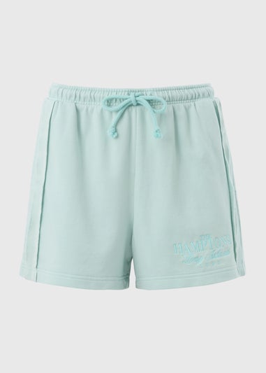 Green Acid Wash Co Ord Shorts