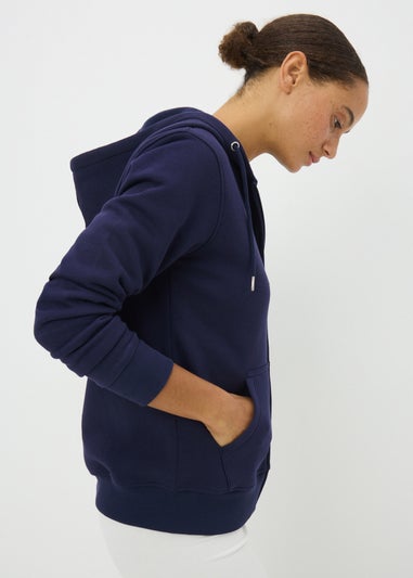 Navy Zip Up Hoodie