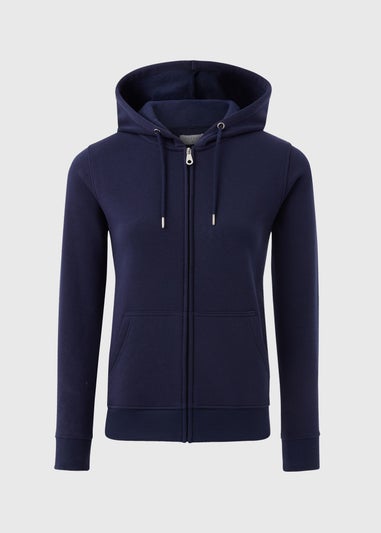 Navy Zip Up Hoodie