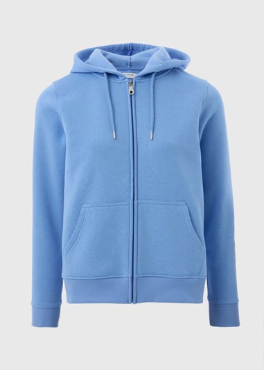 Blue Zipped Hoodie
