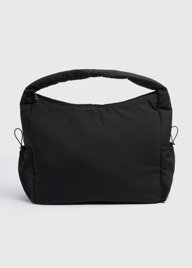 Souluxe Black Nylon Tote Bag