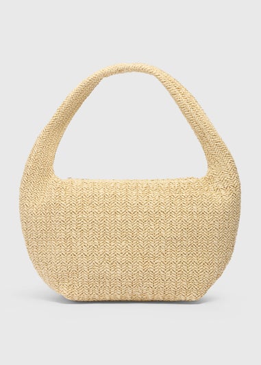 Natural Straw Shoulder Bag