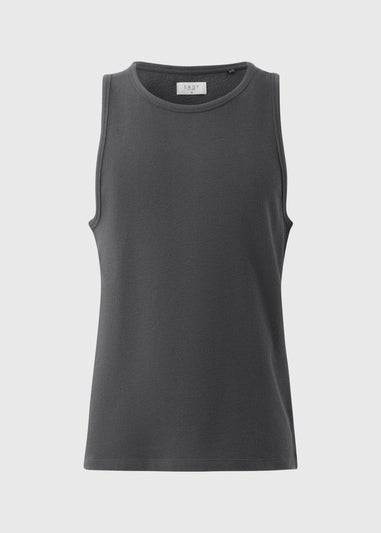 Grey Textured Vest
