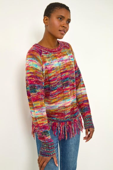 Roman Multi Crew Space Dye Jumper