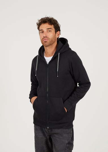 Brave Soul Black 2 Pack Zip Through Hoodies