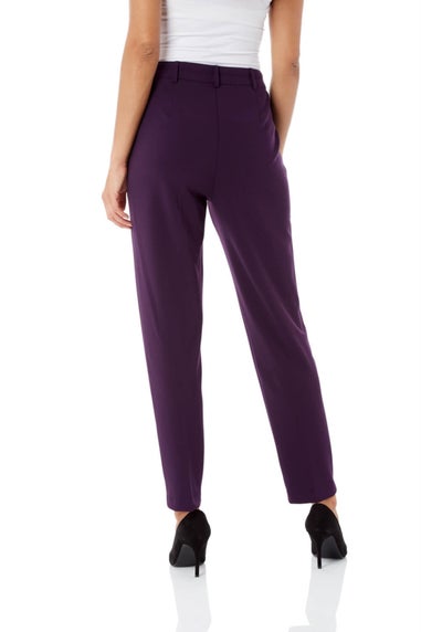 Roman Plum Straight Leg Stretch Trouser