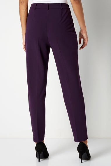 Roman Plum Straight Leg Stretch Trouser