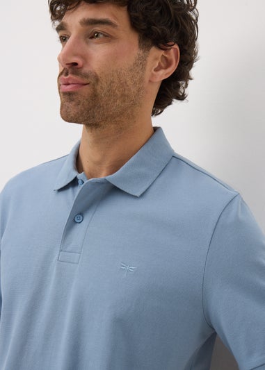 Light Blue Solid Polo Shirt