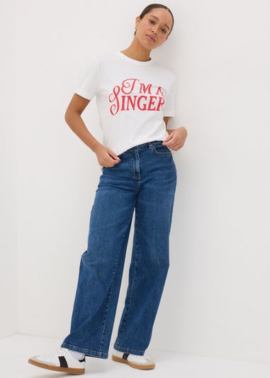 White I'm A Singer T-Shirt