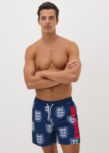 England Navy Swim Shorts